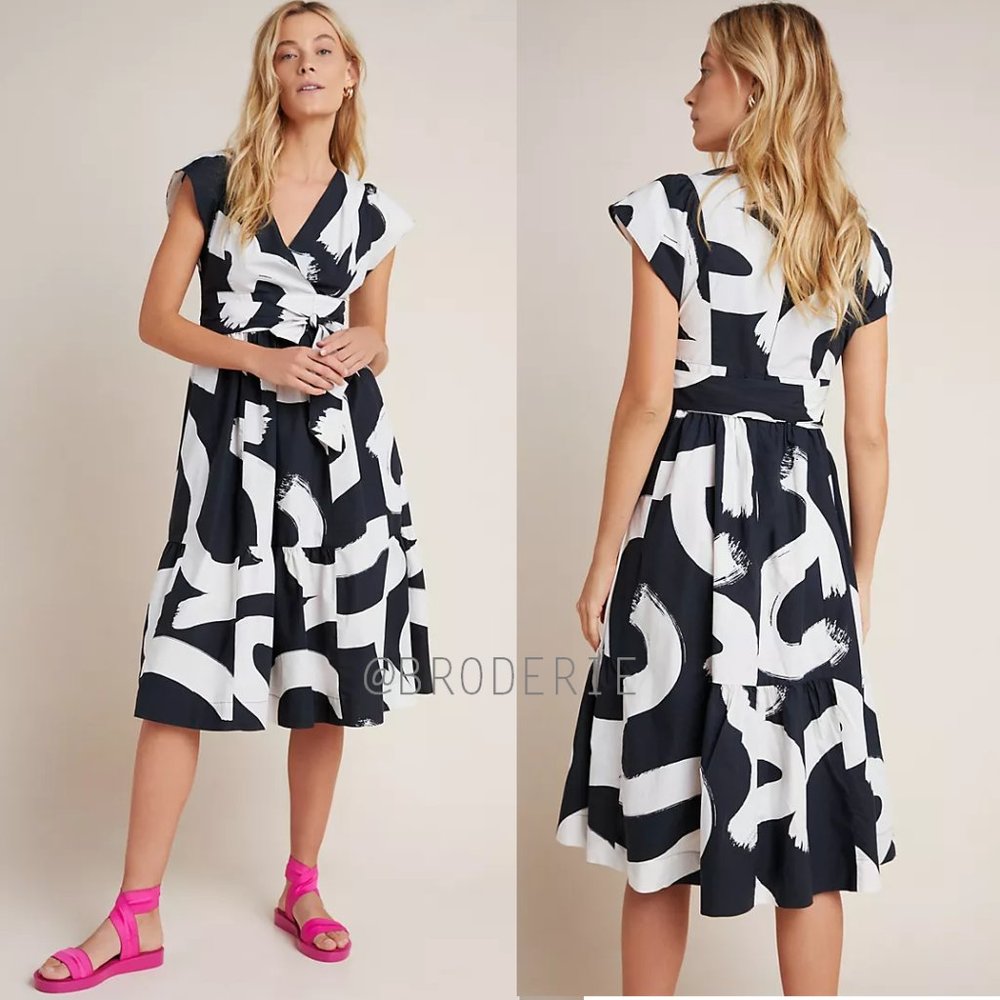 ANTHROPOLOGIE Maeve Mairead Midi Dress